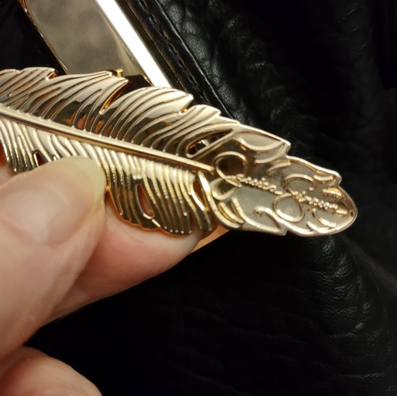 Jessica Simpson Tote Bag in Black Pebble, 4 Pockets, Shoulder Strap and Handles - Picture 3 of 15